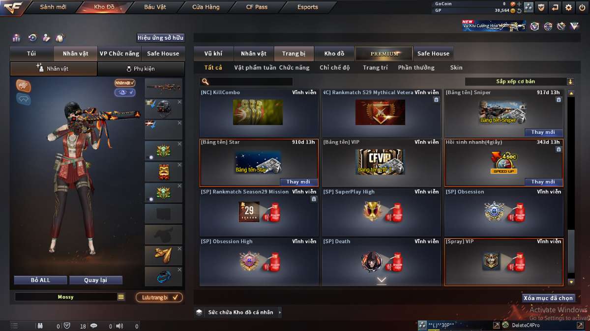 shop acc cf uy tin gia re